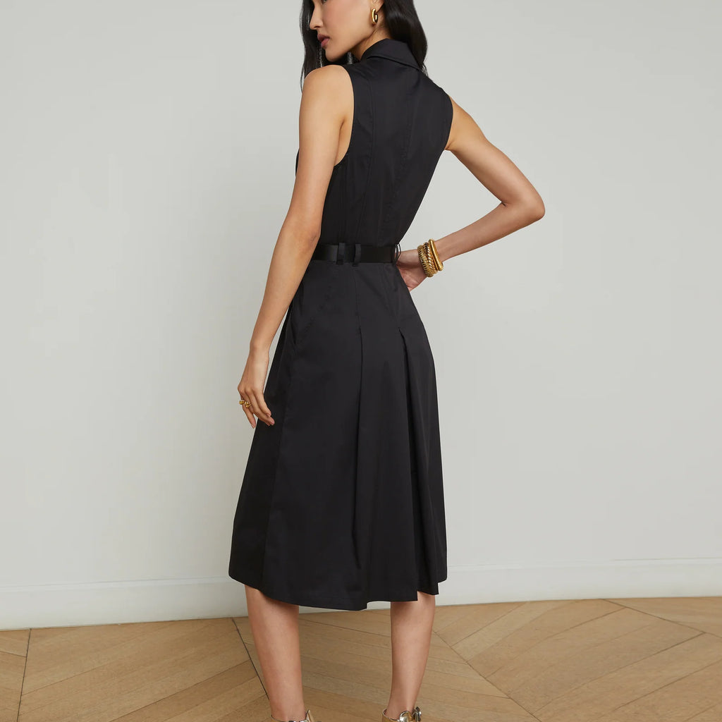 L'Agence  Kylo Poplin Shirt Dress