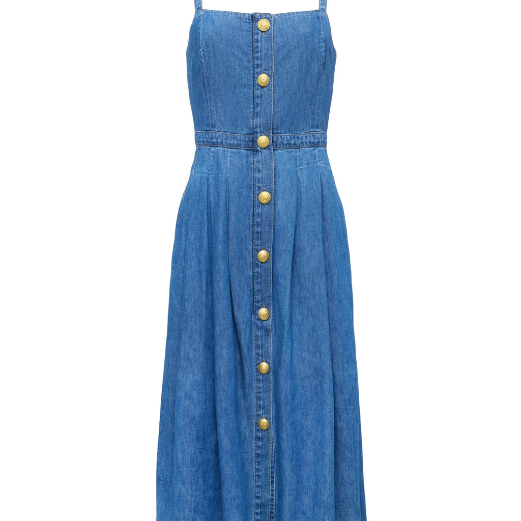 L'Agence Esmeralda Chambray Dress