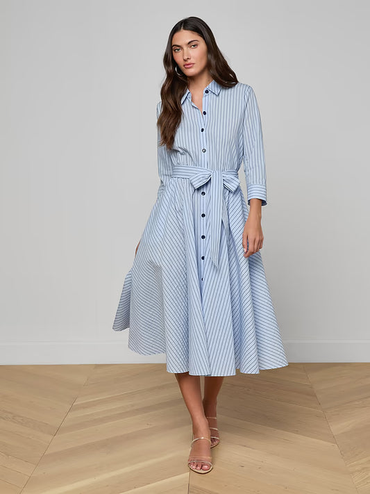 L'Agence Ralphie Midi Dress