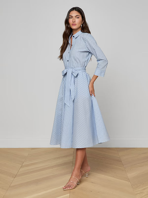 L'Agence Ralphie Midi Dress