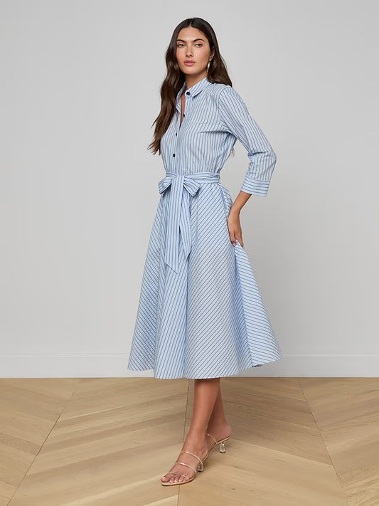 L'Agence Ralphie Midi Dress
