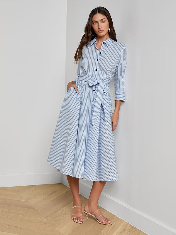 L'Agence Ralphie Midi Dress