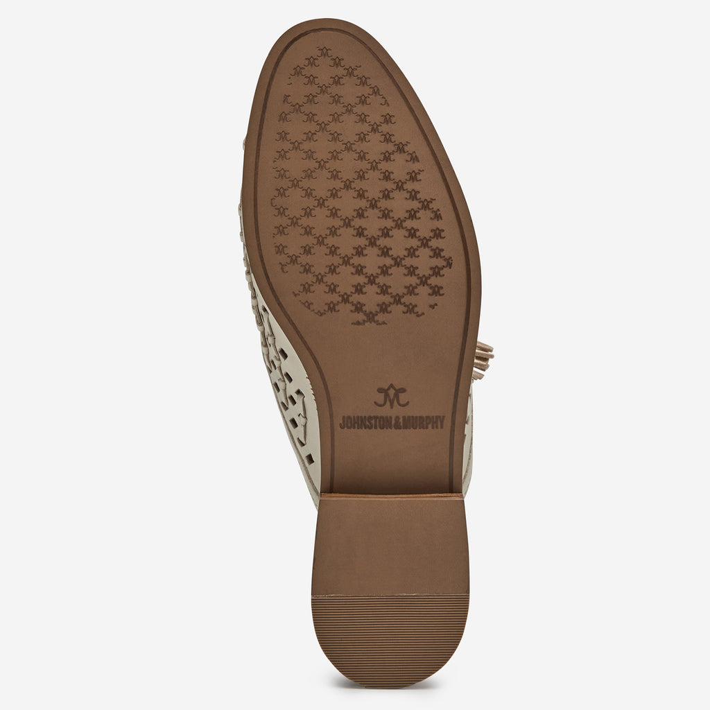 Johnston & Murphy Ali Woven Tassel Mule