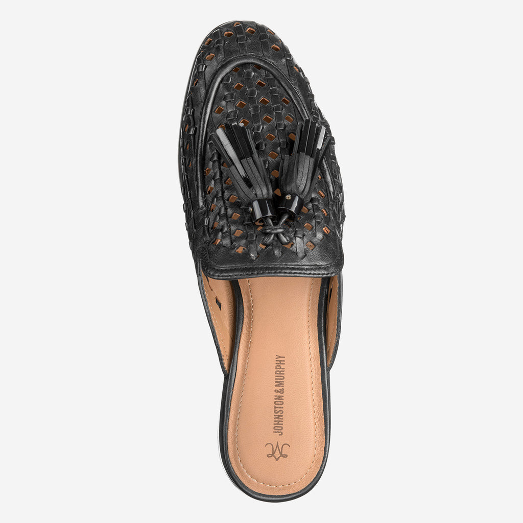Johnston & Murphy Ali Woven Tassel Mule