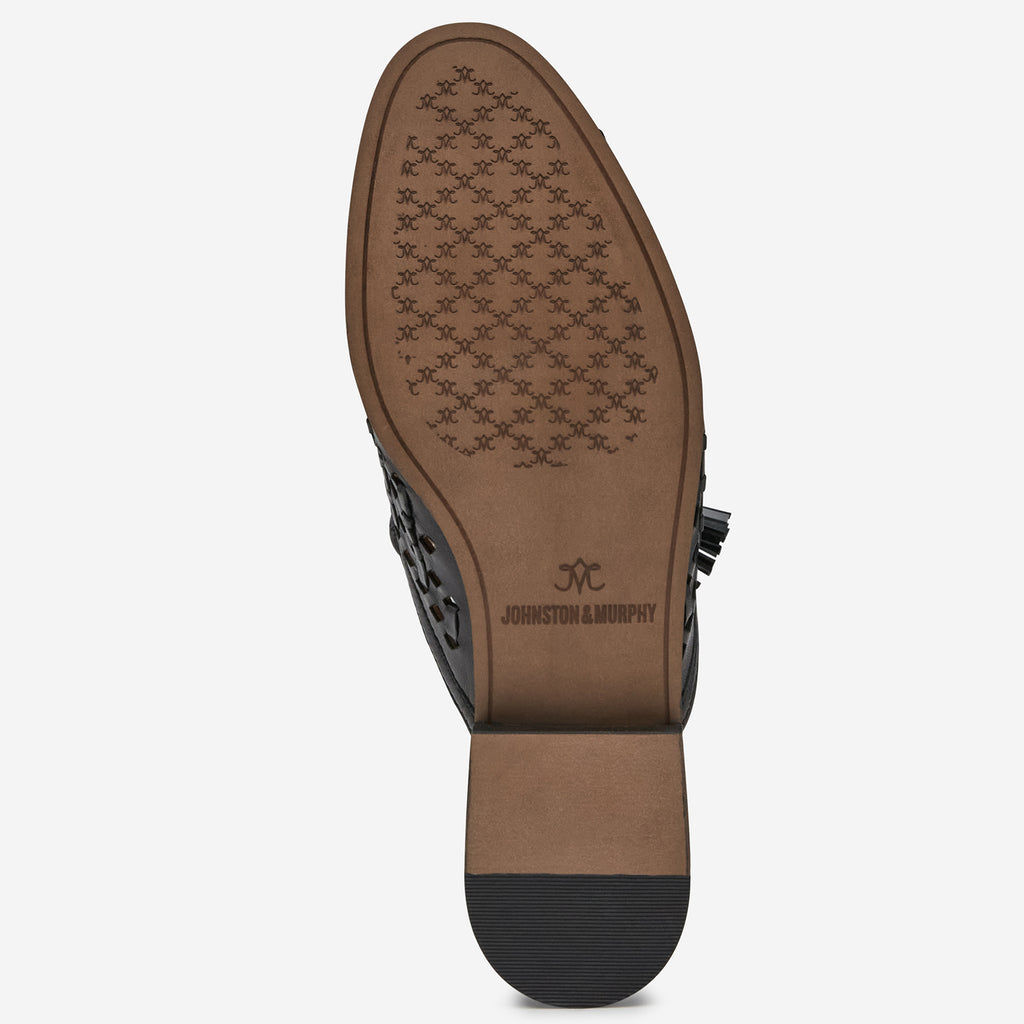 Johnston & Murphy Ali Woven Tassel Mule
