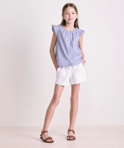 Vineyard Vines Girls Coastline Chino Pull On Short