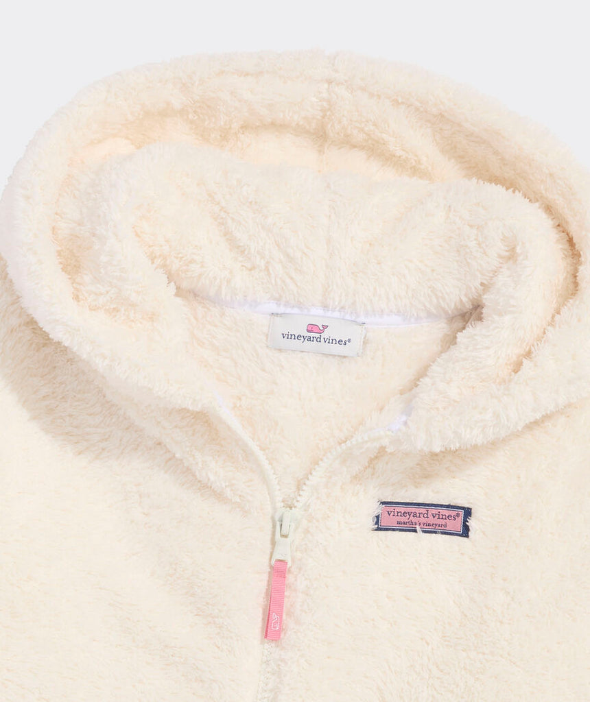 Vineyard Vines Girls' Teddy Fleece Full-Zip Hoodie