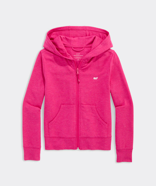 Vineyard Vines Girls' Shimmer Dreamcloth® Full-Zip Hoodie