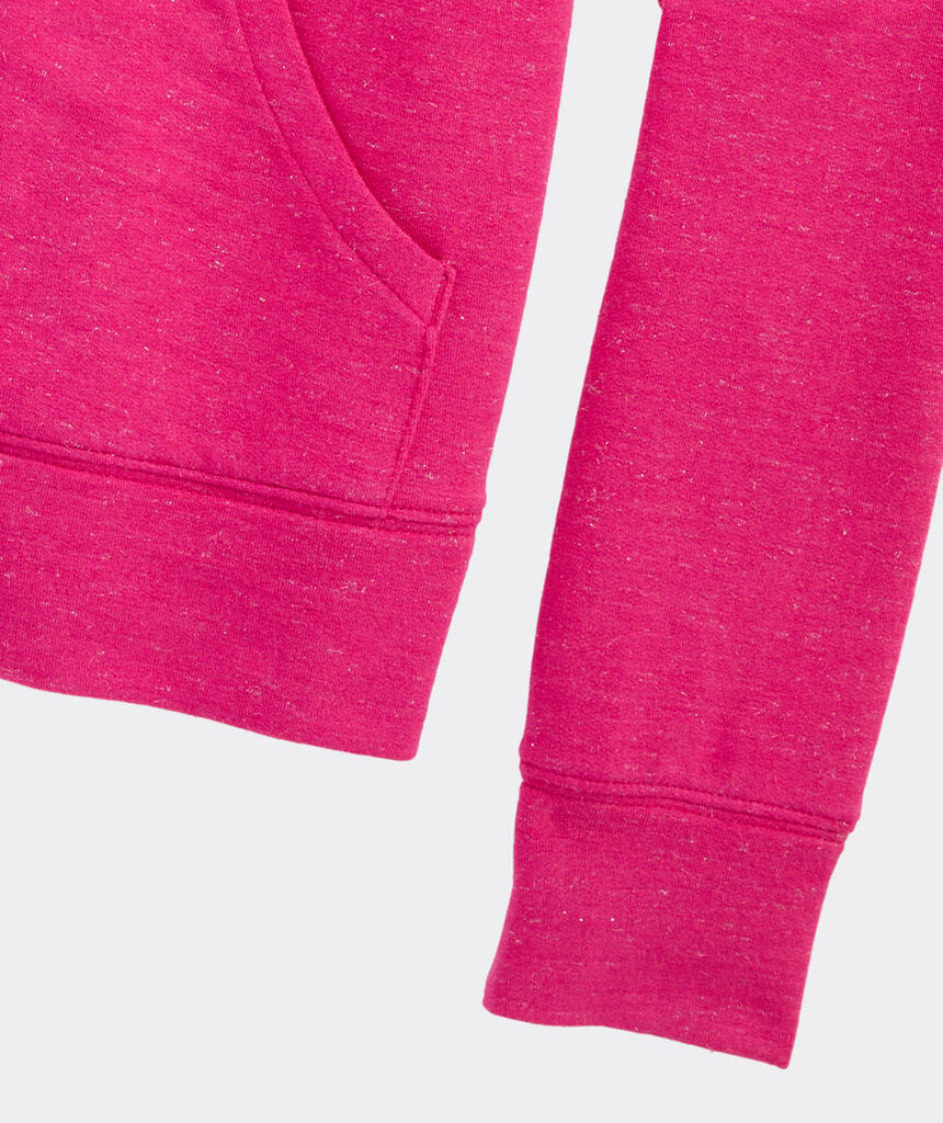 Vineyard Vines Girls' Shimmer Dreamcloth® Full-Zip Hoodie