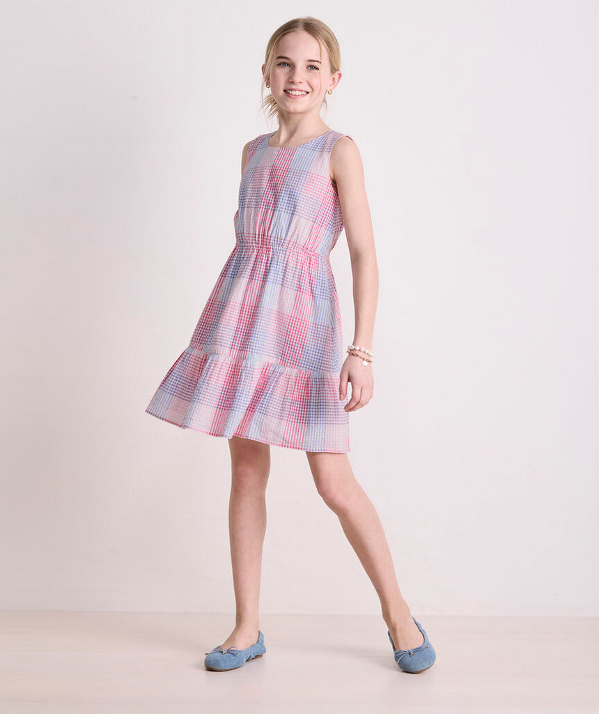 Vineyard Vines Girls' Mia Seersucker Dress