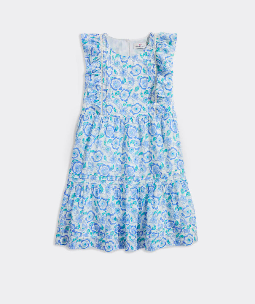 Vineyard Vines Girls' Reilly Ruffle Dress