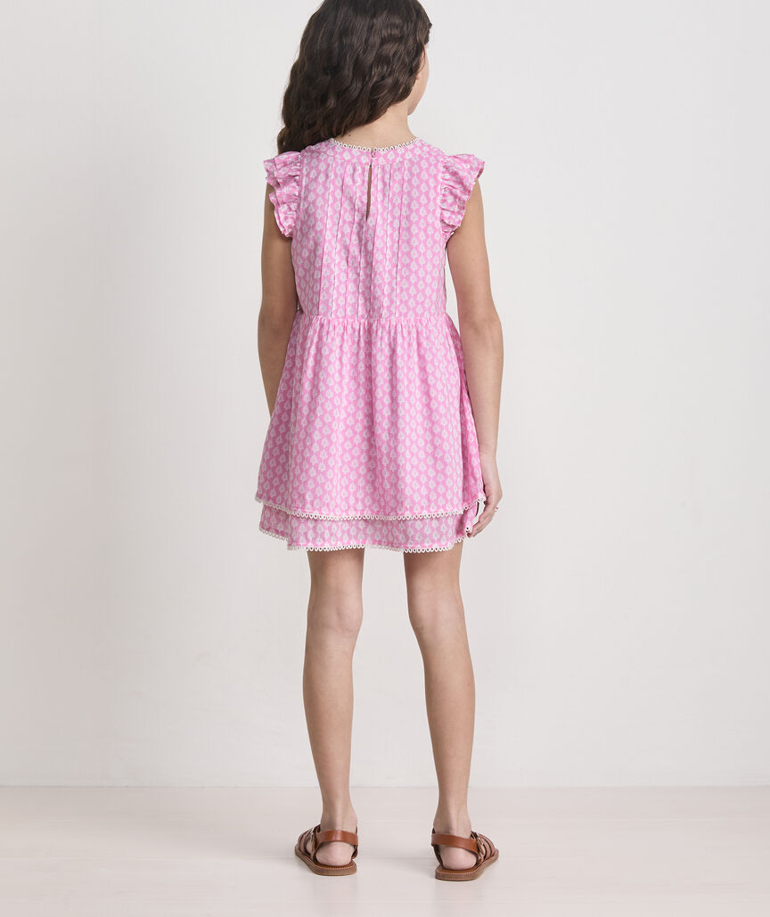Vineyard Vines Girls' Nora Pintuck Dress