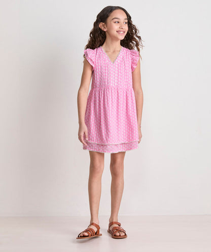 Vineyard Vines Girls' Nora Pintuck Dress