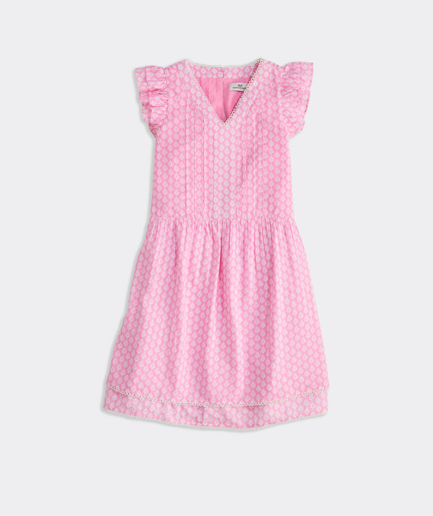 Vineyard Vines Girls' Nora Pintuck Dress