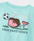 Vineyard Vines Girls' Soccer Whale Long-Sleeve Pocket Tee