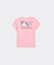 Vineyard Vines Girls' Glitter Unicorn Whale Short-Sleeve Pocket Tee