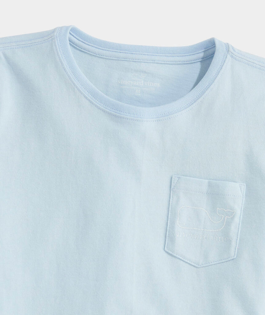 Vineyard Vines Girls' Glitter Whale Short-Sleeve Pocket Tee