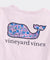 Vineyard Vines Girls' Helen Floral Whale Short-Sleeve Pocket Tee