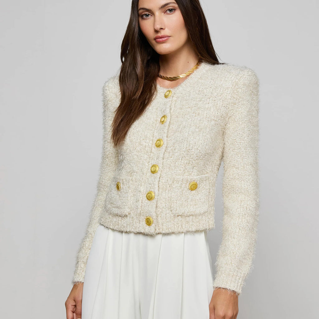 L'Agence Una Knit Cardigan