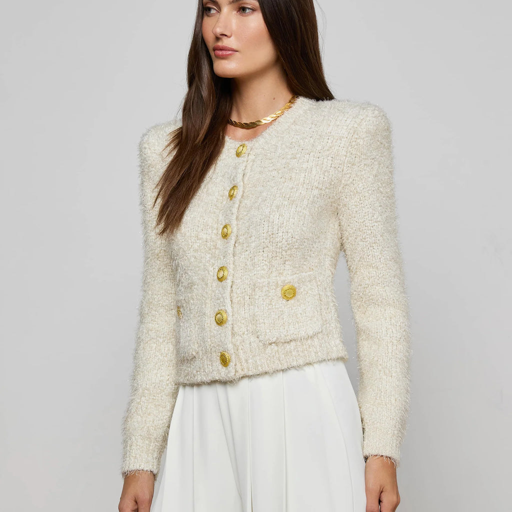 L'Agence Una Knit Cardigan