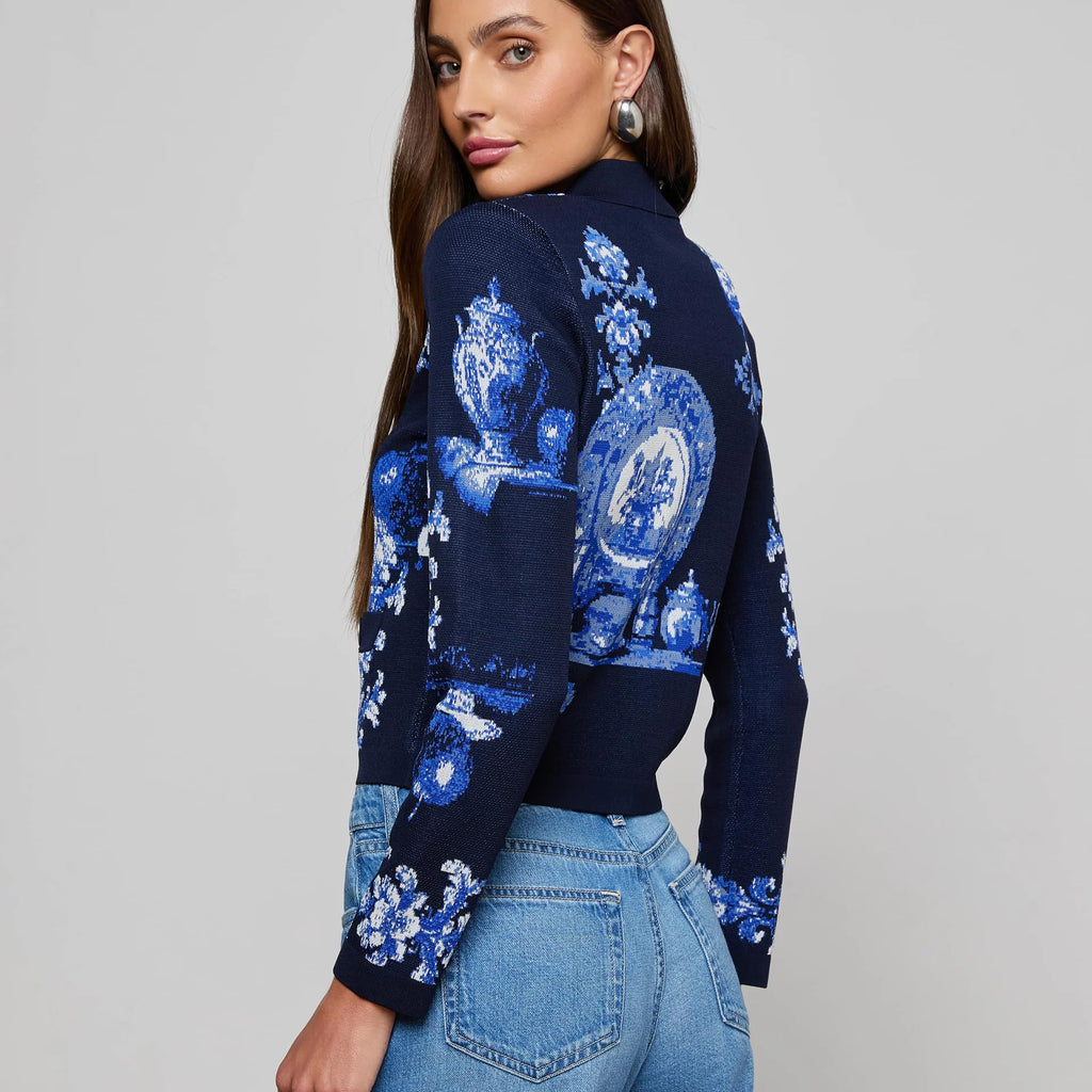 L'Agence Osiris Jacquard Cardigan