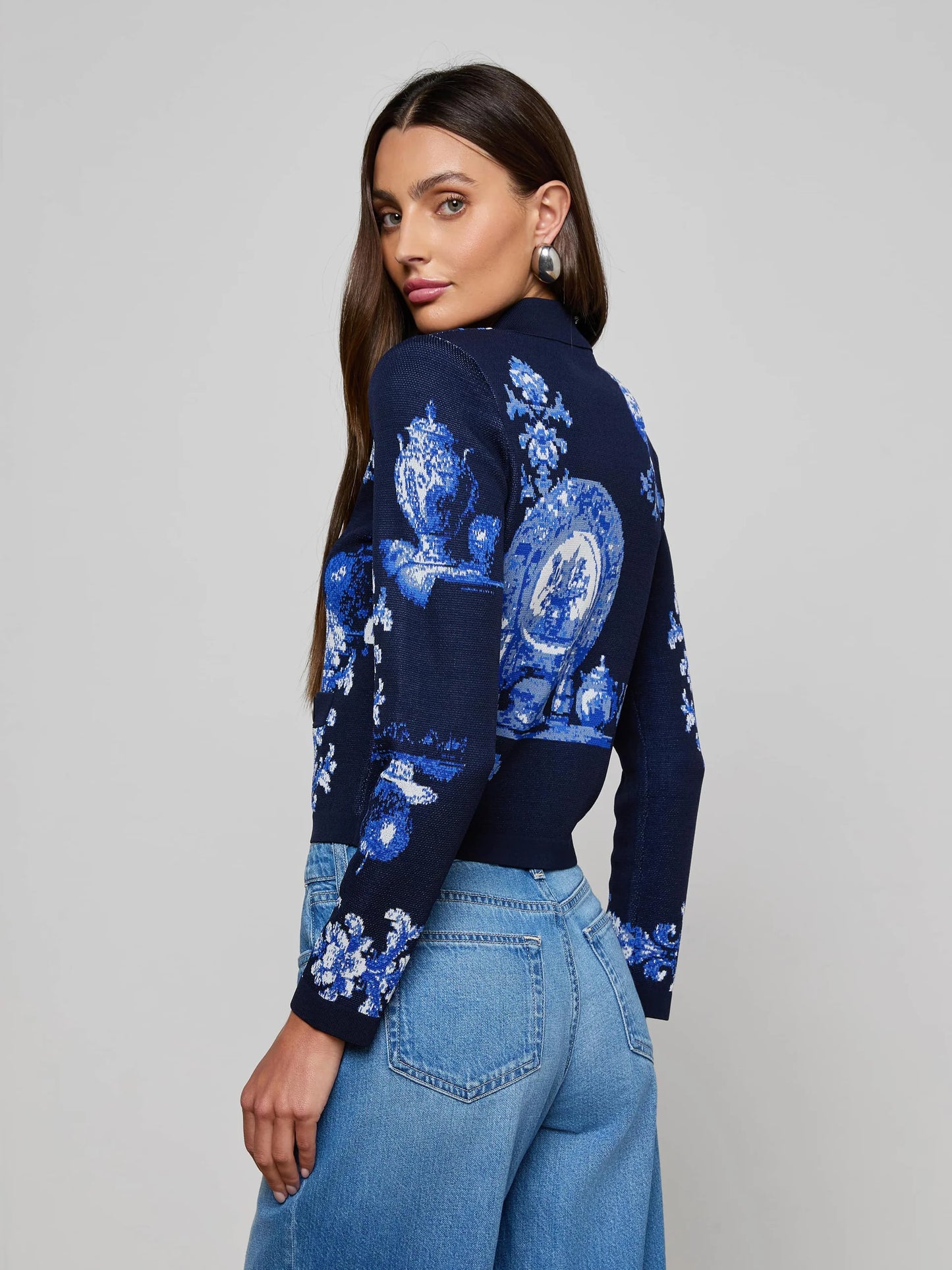 L'Agence Osiris Jacquard Cardigan
