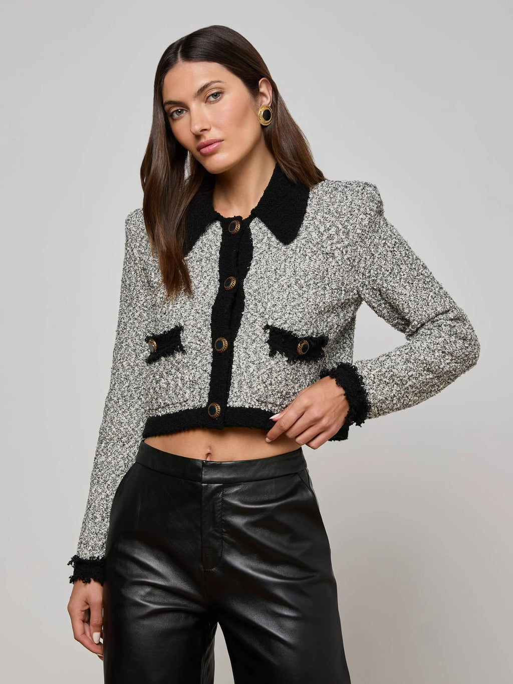 L'Agence Arielle Knit Jacket