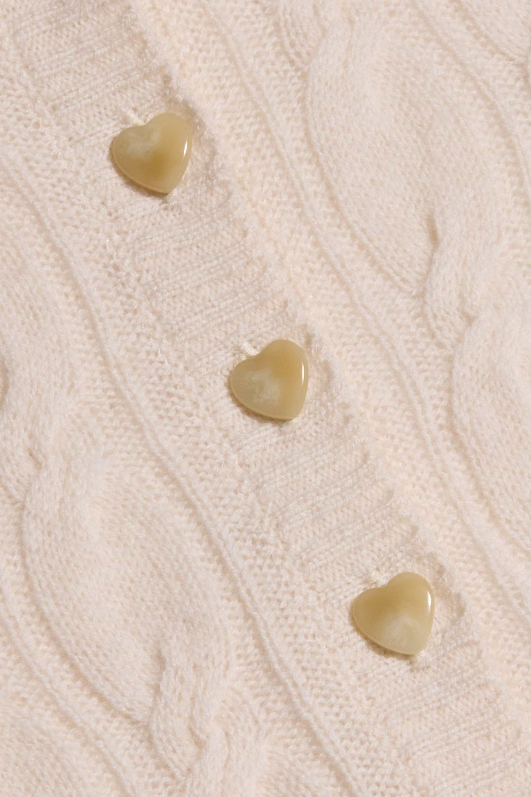 L'Agence Airy Cable Knit Sweater