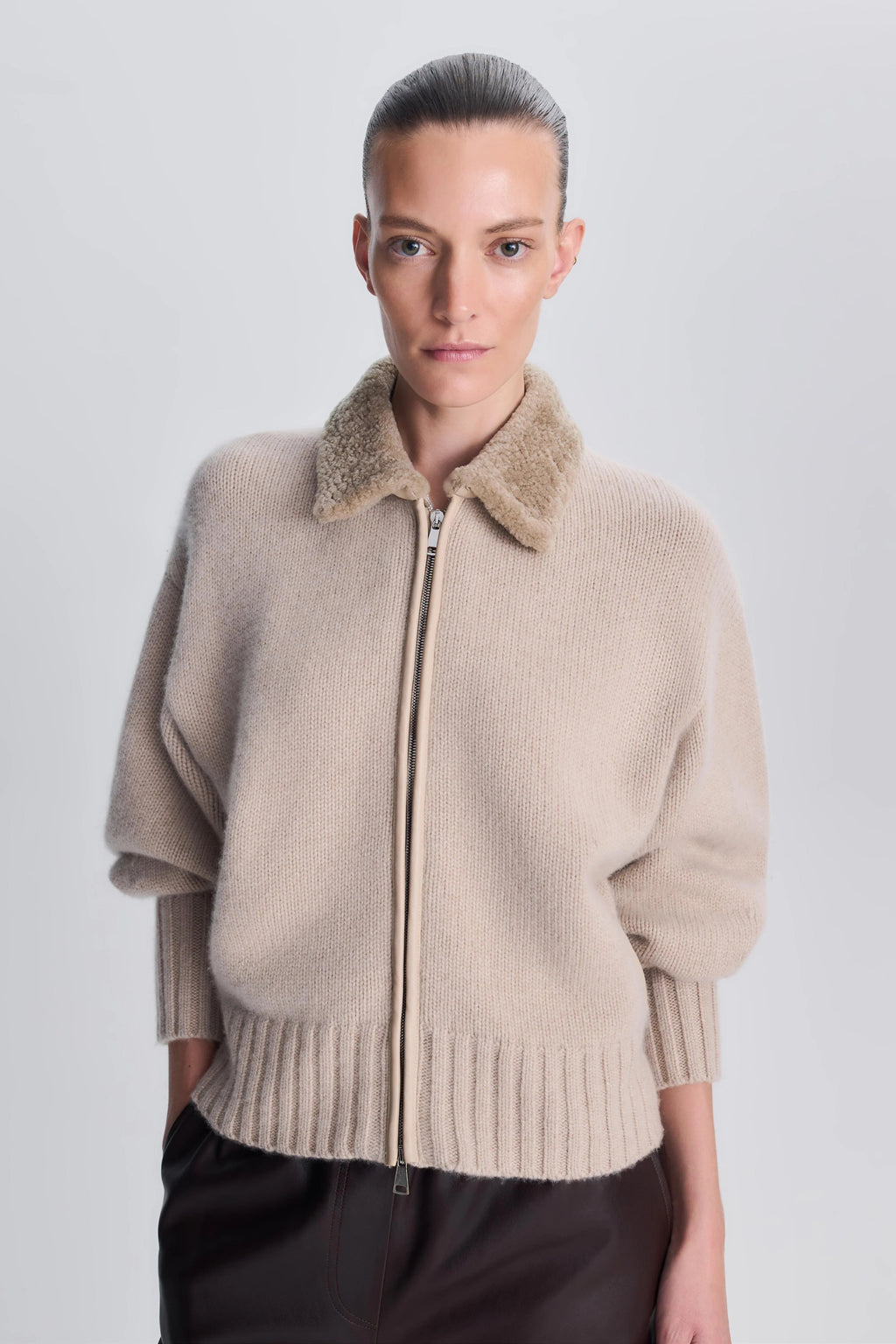 Simkhai Zorina Wool Cashmere Cardigan