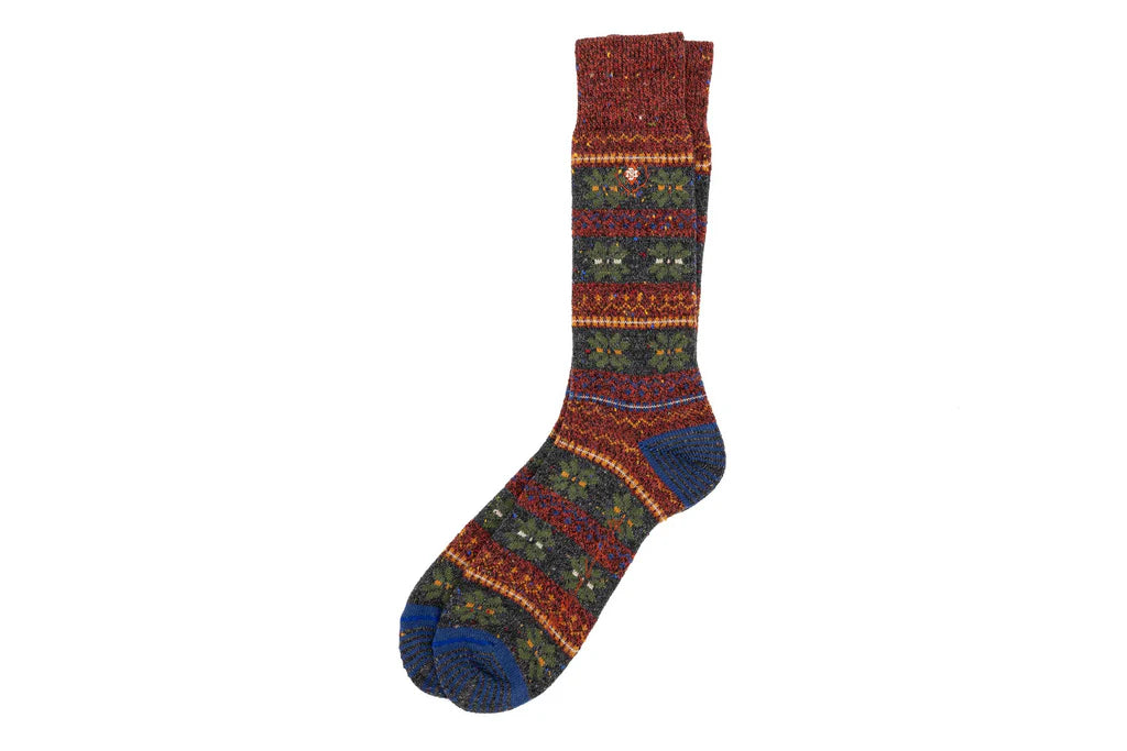 Martin Dingman Fairisle Andean Alpaca Yarn Socks