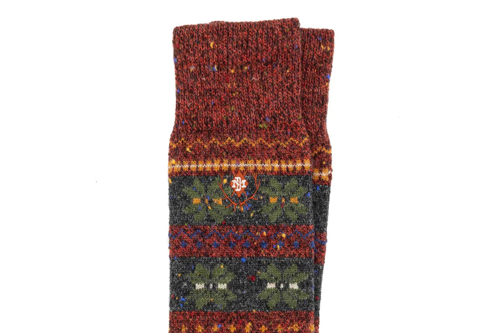 Martin Dingman Fairisle Andean Alpaca Yarn Socks