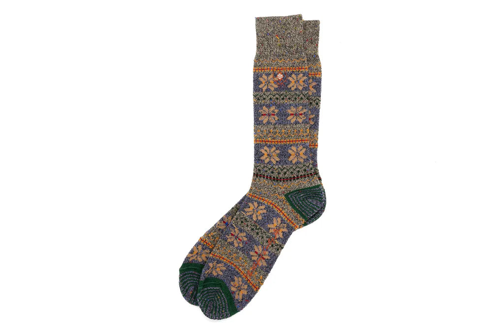 Martin Dingman Fairisle Andean Alpaca Yarn Socks