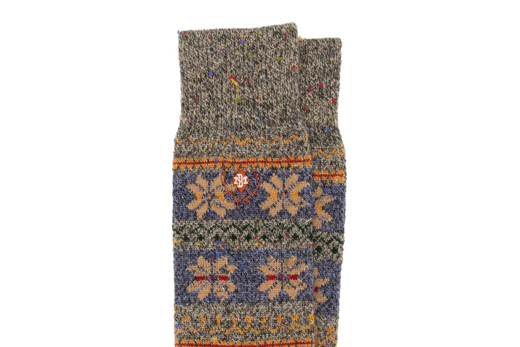 Martin Dingman Fairisle Andean Alpaca Yarn Socks