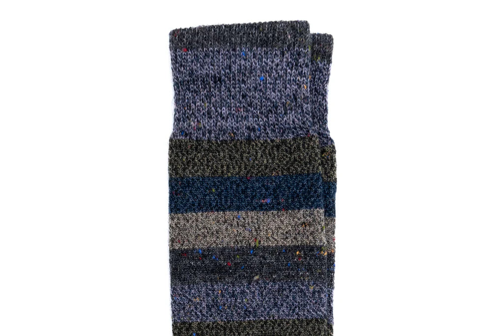 Martin Dingman Stripe Andean Alpaca Yarn Socks