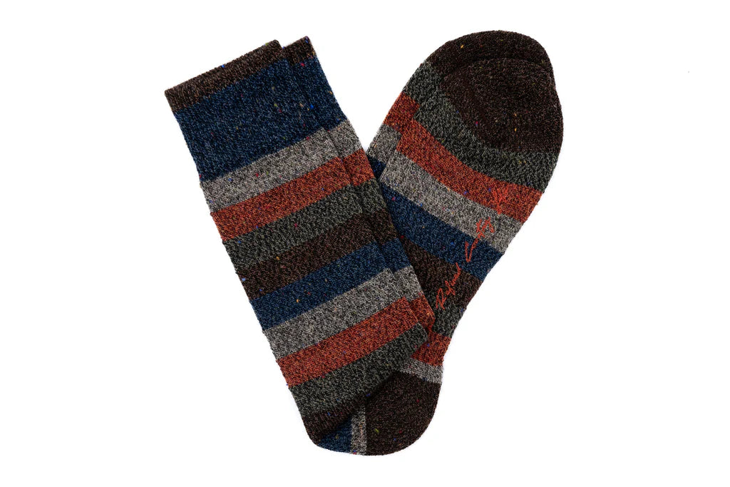 Martin Dingman Stripe Andean Alpaca Yarn Socks