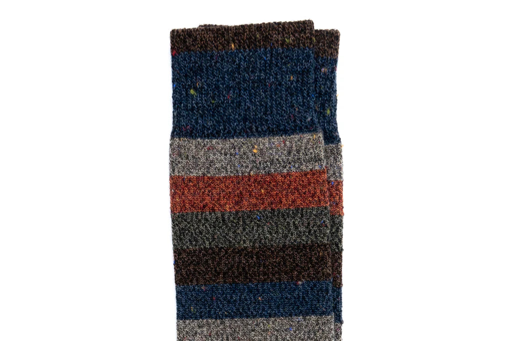 Martin Dingman Stripe Andean Alpaca Yarn Socks