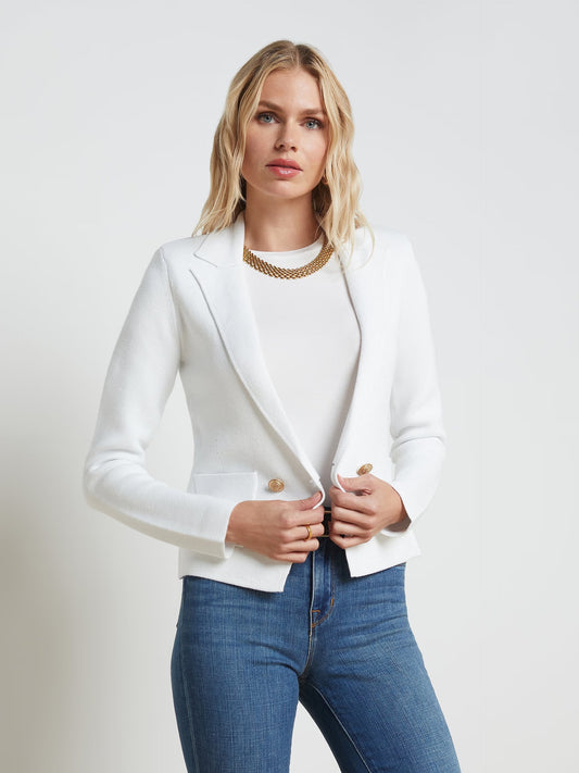 L'Agence Sofia Knit Blazer