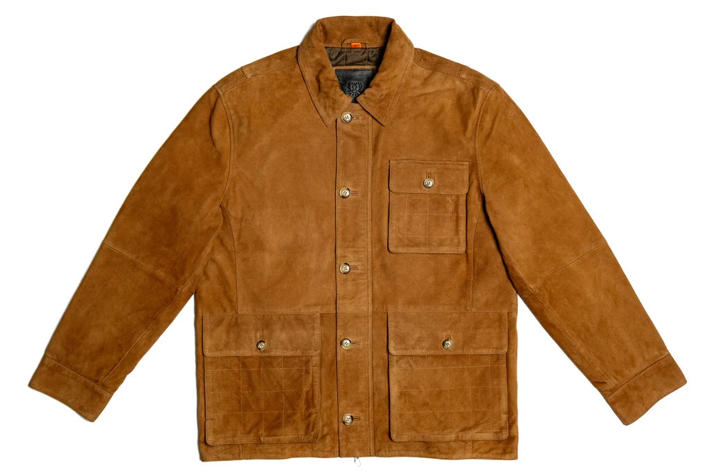 Martin Dingman Greystone Lightweight Goat Suede Safari Jacket