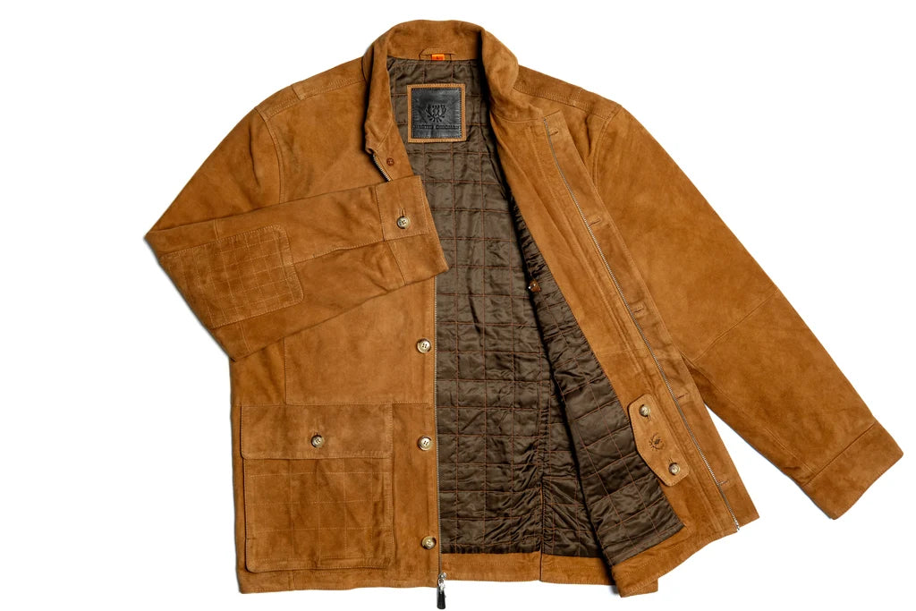 Martin Dingman Greystone Lightweight Goat Suede Safari Jacket