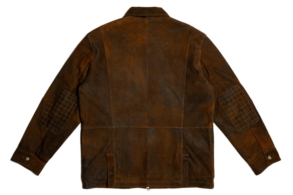 Martin Dingman Greystone Lightweight Goat Suede Safari Jacket