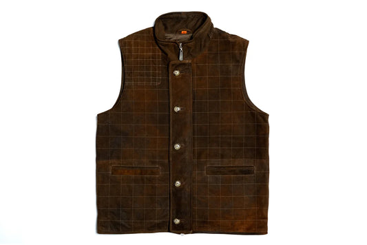 Martin Dingman Northumberland Lightweight Goat Suede Vest