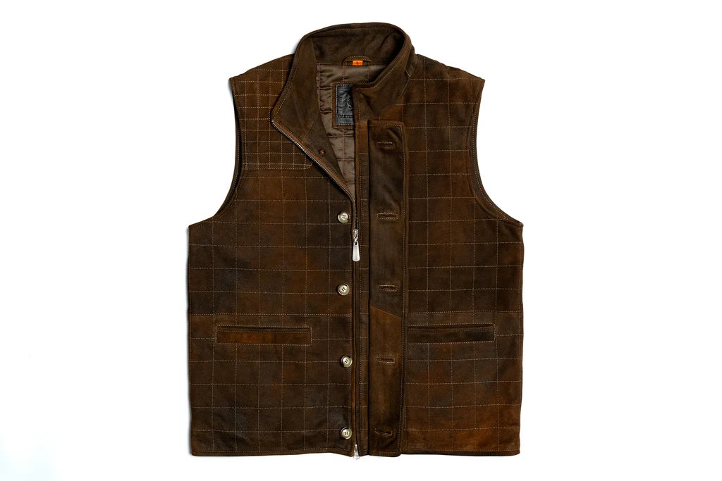 Martin Dingman Northumberland Lightweight Goat Suede Vest