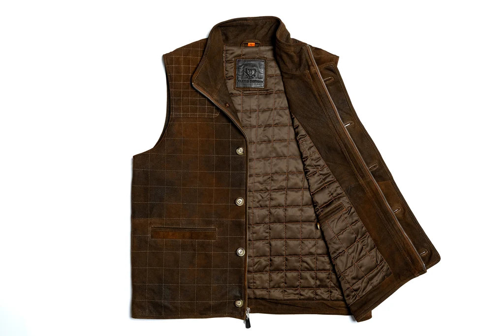 Martin Dingman Northumberland Lightweight Goat Suede Vest
