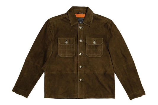 Martin Dingman Yorkshire Lightweight Goat Suede Shirt Jacket