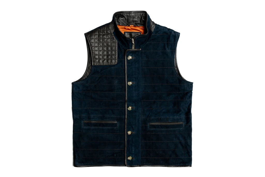 Martin Dingman Northumberland Lightweight Goat Suede Vest