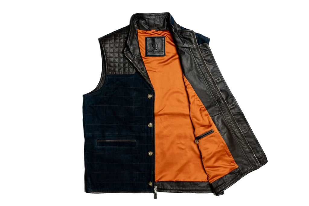 Martin Dingman Northumberland Lightweight Goat Suede Vest