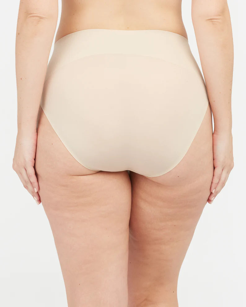 Spanx Mid-Rise Cotton Thong