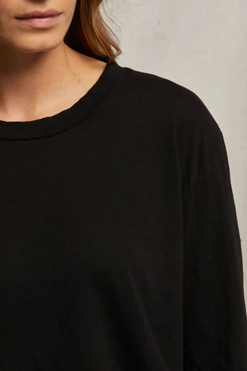 Perfect White Tee Axel Boxy Long Sleeve Crew Tee