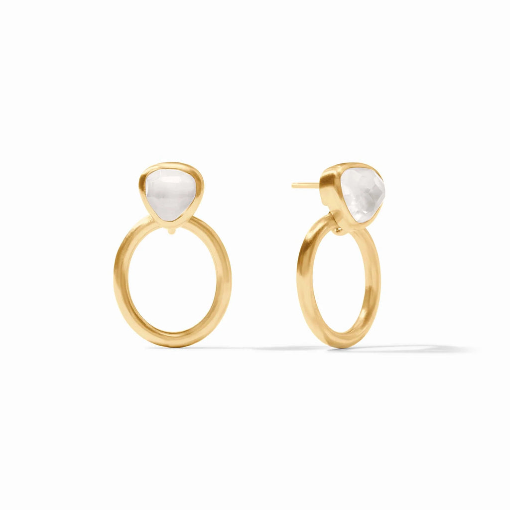 Julie Vos Aquitaine Demi Doorknocker Earring