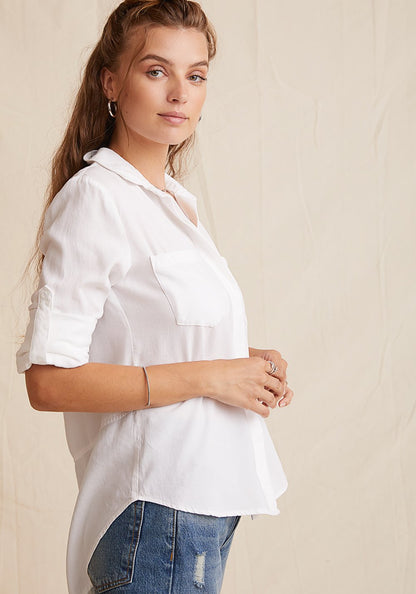 Bella Dahl Split Back Button Down